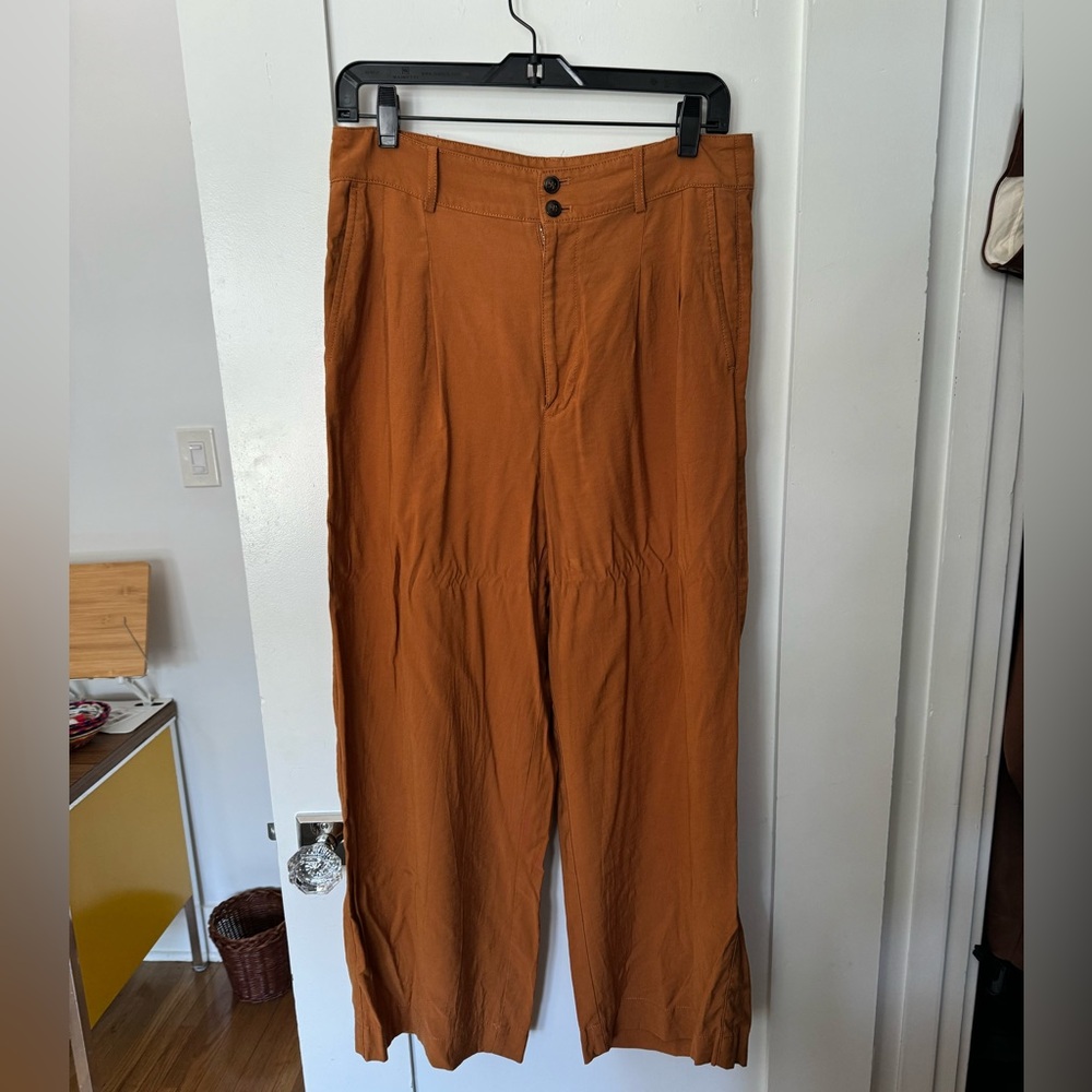 Madewell Drapey Pleated Wide Leg Pants